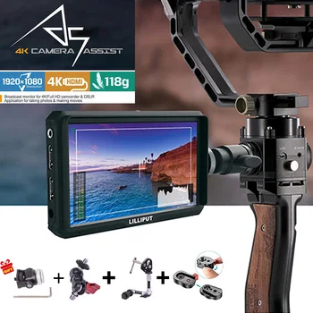 Lilliput A5 1920x1080 4K HDMI in/out Broadcast 5 inch Camera/Video Field Monitor for Canon Nikon Sony Zhiyun Gimbal smooth 4
Lilliput A5 1920x1080 4K HDMI in/out Broadcast 5 inch Camera/Video Field Monitor for Canon Nikon Sony Zhiyun Gimbal smooth 4