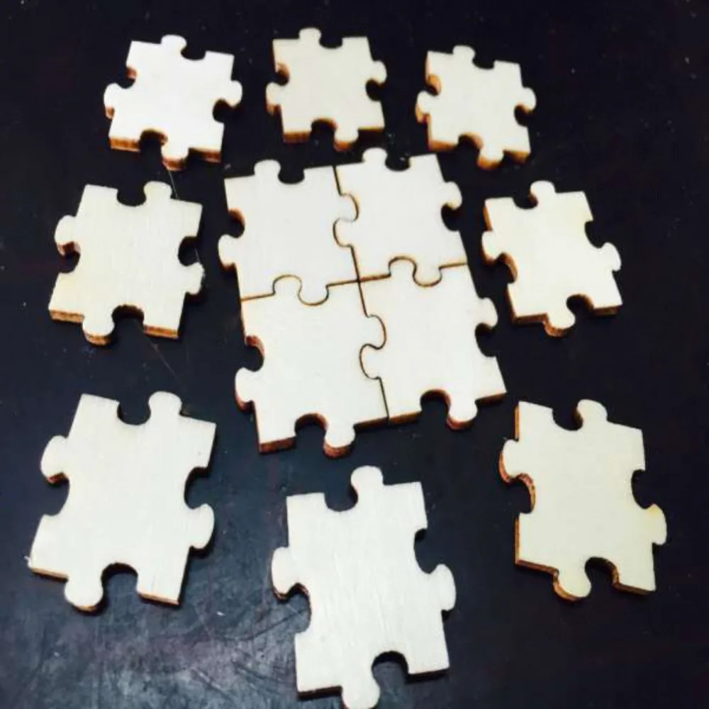 100Pcs DIY Puzzle Wood Chips Mosaic Rustic Double-Sided Blank Wood Slices Natural Decorative Signs For Party Wedding
100Pcs DIY Puzzle Wood Chips Mosaic Rustic Double-Sided Blank Wood Slices Natural Decorative Signs For Party Wedding