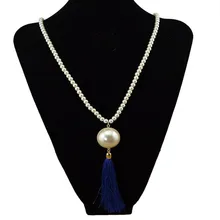 Bohemian Tassel Necklace Boho Big Bead Simulated Pearl with Tassel Pendant Stylish Necklace Colgantes De Moda 2018 Sweater Chain
Bohemian Tassel Necklace Boho Big Bead Simulated Pearl with Tassel Pendant Stylish Necklace Colgantes De Moda 2018 Sweater Chain