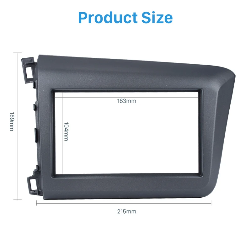 Seicane Fabulous 2 Din Car Radio Trim Kit for 2012 Honda Civic LHD Audio frame Dash Kit Auto Stereo Installation fitting kit
Seicane Fabulous 2 Din Car Radio Trim Kit for 2012 Honda Civic LHD Audio frame Dash Kit Auto Stereo Installation fitting kit