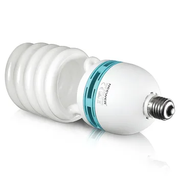 Neewer 85W 220V 5500K Tri-phosphor Spiral CFL Daylight Balanced Light Bulb in E27 Socket for Photo and Video Studio Lighting
Neewer 85W 220V 5500K Tri-phosphor Spiral CFL Daylight Balanced Light Bulb in E27 Socket for Photo and Video Studio Lighting