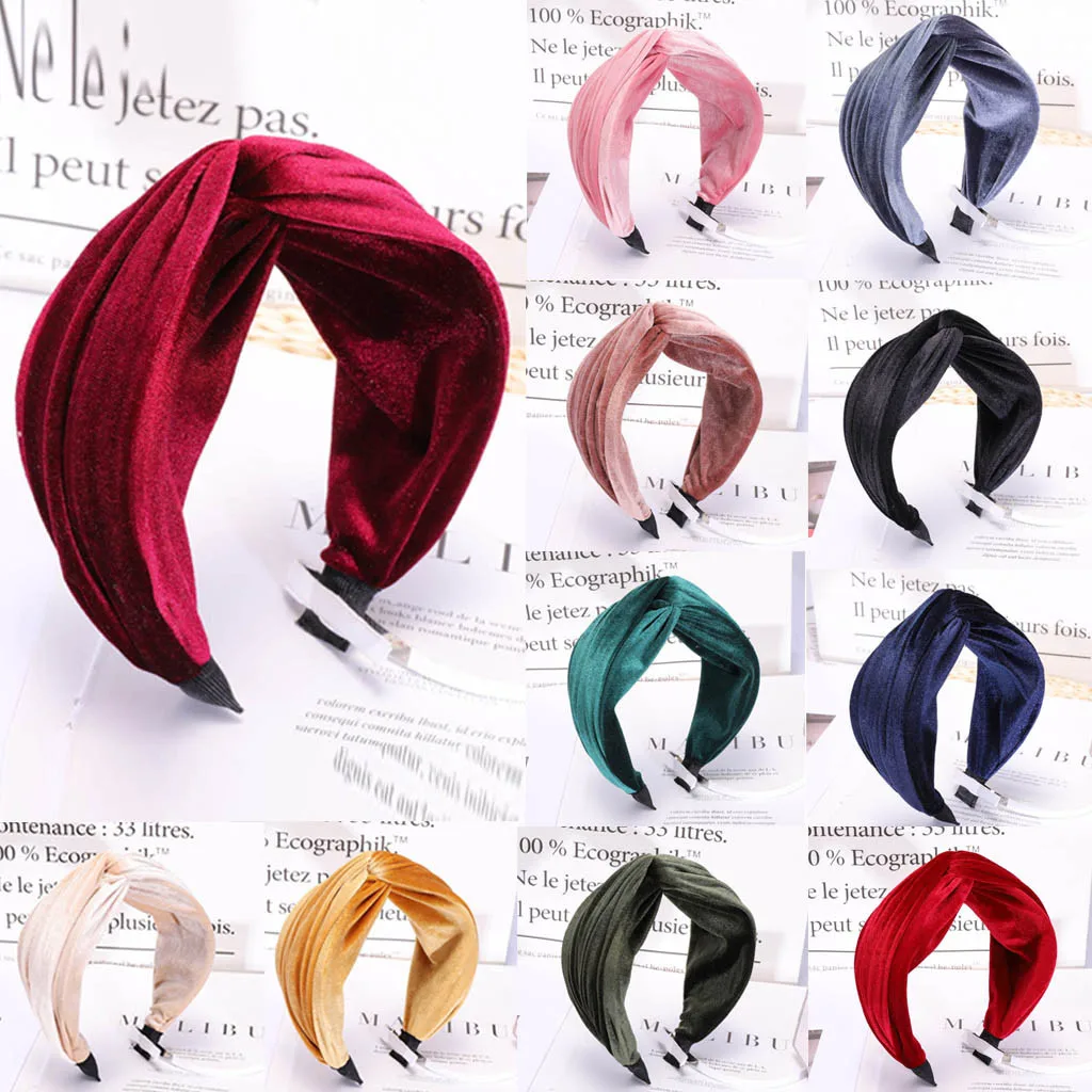 Haimeikang Solid Colors Hair Knotted Hair Band for Women Headbands Hairbands Headwear 2019 New Arrival hair accessories headban
Haimeikang Solid Colors Hair Knotted Hair Band for Women Headbands Hairbands Headwear 2019 New Arrival hair accessories headban