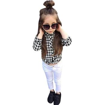 2018 Autumn and Winter Baby Kids Clothing Sets Girls Clothes Suit Plaid Shirts Jeans Casual Kids Children Clothes Suit
2018 Autumn and Winter Baby Kids Clothing Sets Girls Clothes Suit Plaid Shirts Jeans Casual Kids Children Clothes Suit