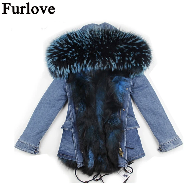 Furlove fashion cold winter outwear 2017 new natural fox real fox fur lined parka with natural big size raccoon fur collar trim
Furlove fashion cold winter outwear 2017 new natural fox real fox fur lined parka with natural big size raccoon fur collar trim