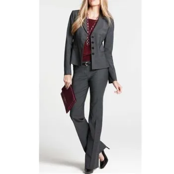 Women work clothes Grey Women Ladies Hand Tailored Business Office Tuxedos Work Wear Formal Suits
Women work clothes Grey Women Ladies Hand Tailored Business Office Tuxedos Work Wear Formal Suits