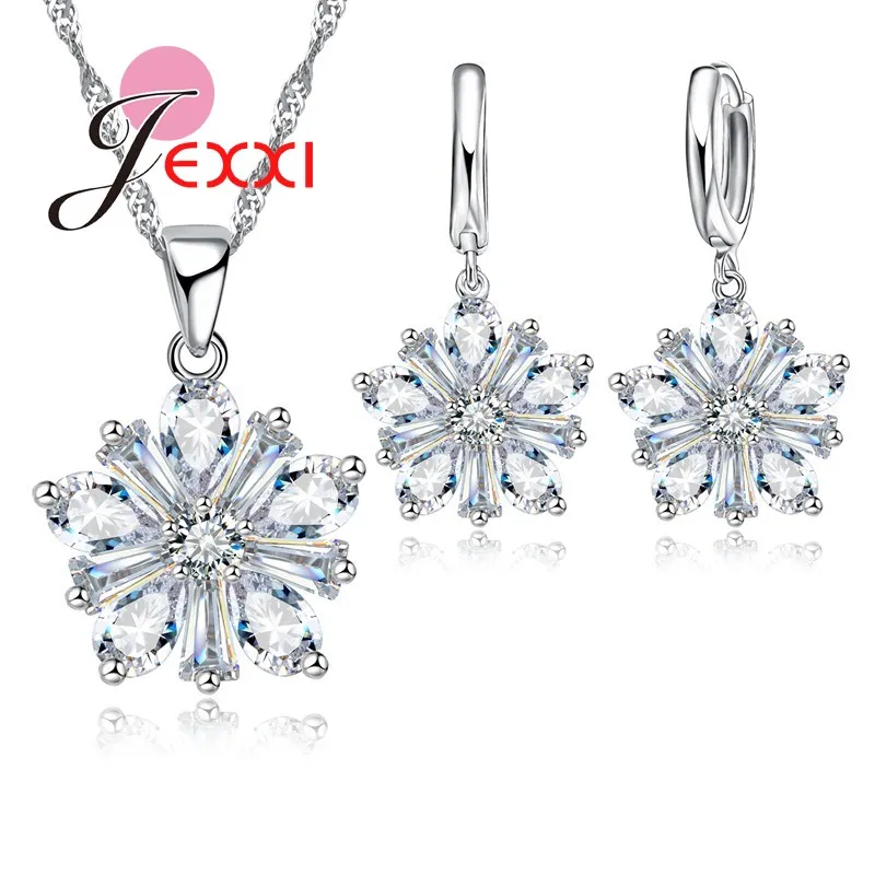 Fine Quality Elegant 925 Sterling Silver Jewelry Set For Women Wedding Accessory CZ Pendant Necklace Earrings Sets
Fine Quality Elegant 925 Sterling Silver Jewelry Set For Women Wedding Accessory CZ Pendant Necklace Earrings Sets