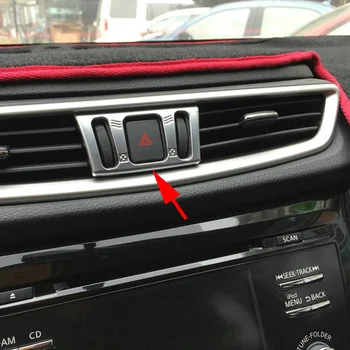 Chrome Car Dashboard AC Air Condition Switch Adjust Cover Trim For Nissan X-Trail Rogue Sport Murano Qashqai T32 J11 Accessories
Chrome Car Dashboard AC Air Condition Switch Adjust Cover Trim For Nissan X-Trail Rogue Sport Murano Qashqai T32 J11 Accessories