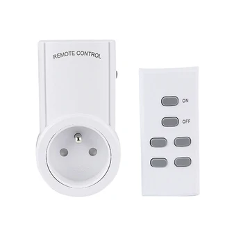ESPLENTY Smart Socket Remote Control Wireless Outlet France Plug (1 Socket+1 Remote)
ESPLENTY Smart Socket Remote Control Wireless Outlet France Plug (1 Socket+1 Remote)