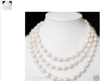 Women Gift Freshwater Jewelry 5-6mm white Akoya Cultured Pearl Necklace 48"Genuine Selling Huge
Women Gift Freshwater Jewelry 5-6mm white Akoya Cultured Pearl Necklace 48"Genuine Selling Huge