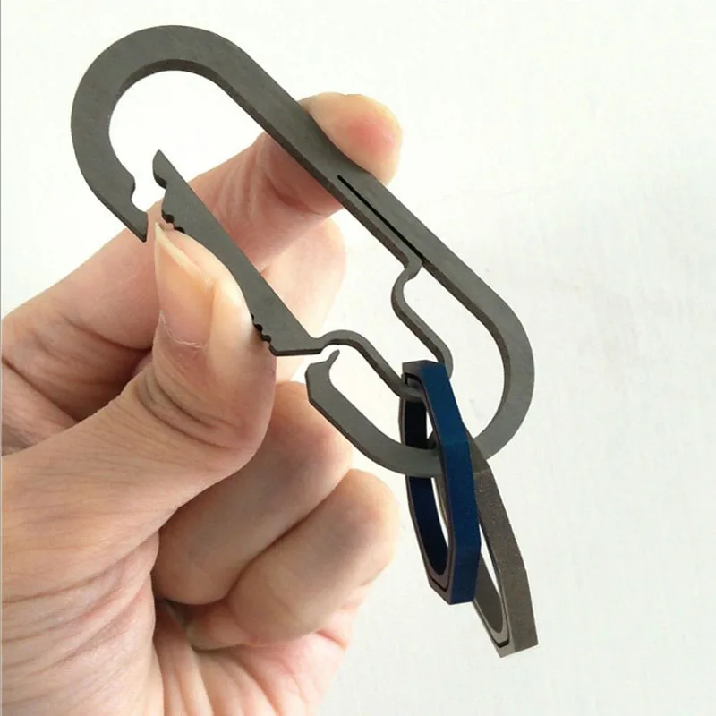 High Quality EDC TC4 Titanium Alloy keyring Camping Carabiner Keychain Hanging Buckle Tools Snap Outdoor mountaineering hooks
High Quality EDC TC4 Titanium Alloy keyring Camping Carabiner Keychain Hanging Buckle Tools Snap Outdoor mountaineering hooks