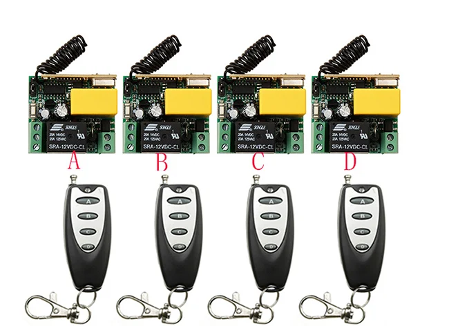 AC220V 1CH 10A Receiver+Transmitter RF Wireless Remote Switch light /lamp/ window/Garage Doors shutters projection screen
AC220V 1CH 10A Receiver+Transmitter RF Wireless Remote Switch light /lamp/ window/Garage Doors shutters projection screen
