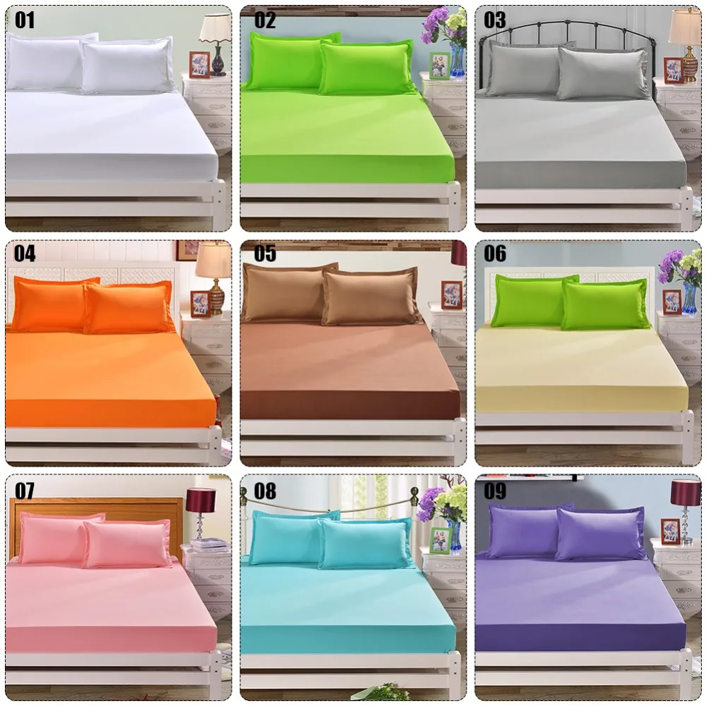1Pcs New Coming 120*200/150*200/180*200 100%Polyester Solid Colorful Fitted Sheet Cotton Bed Sheet Pillow Case Single #287719
1Pcs New Coming 120*200/150*200/180*200 100%Polyester Solid Colorful Fitted Sheet Cotton Bed Sheet Pillow Case Single #287719