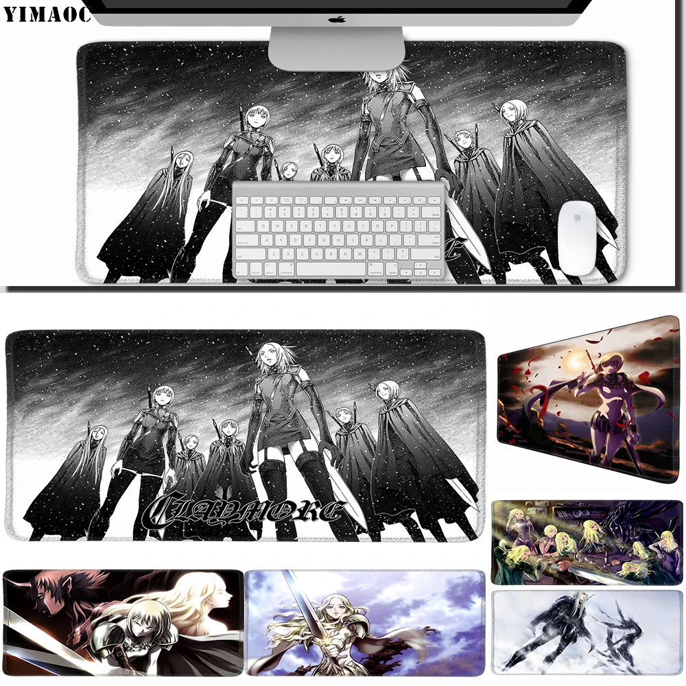 YIMAOC 30*60 cm Large Mouse Pad Gamer Mousepad Rubber Gaming Desk Mat with Locking Edge Claymore
YIMAOC 30*60 cm Large Mouse Pad Gamer Mousepad Rubber Gaming Desk Mat with Locking Edge Claymore