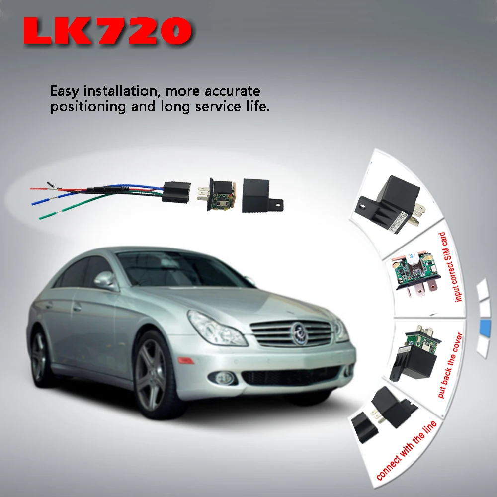 LK720 Relay-Shape GPS GSM GPRS Tracker LK720 Car vehicle Cut and Resume Oil Remotely LK720 Anti-lost Locating Tracker
LK720 Relay-Shape GPS GSM GPRS Tracker LK720 Car vehicle Cut and Resume Oil Remotely LK720 Anti-lost Locating Tracker