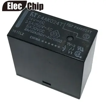5pcs/lot relay FTR-F4AK024T 24V F4AK024T F.T-F4AK024T 24vdc