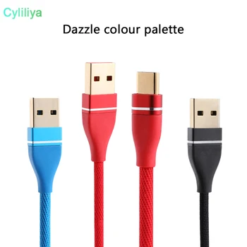 Fast Speed Type c Micro Usb Cable 1m 3ft 2A Alloy braided fabric Usb cables for samsung s7 s8 s9 note 8 htc android phone 7 8
Fast Speed Type c Micro Usb Cable 1m 3ft 2A Alloy braided fabric Usb cables for samsung s7 s8 s9 note 8 htc android phone 7 8