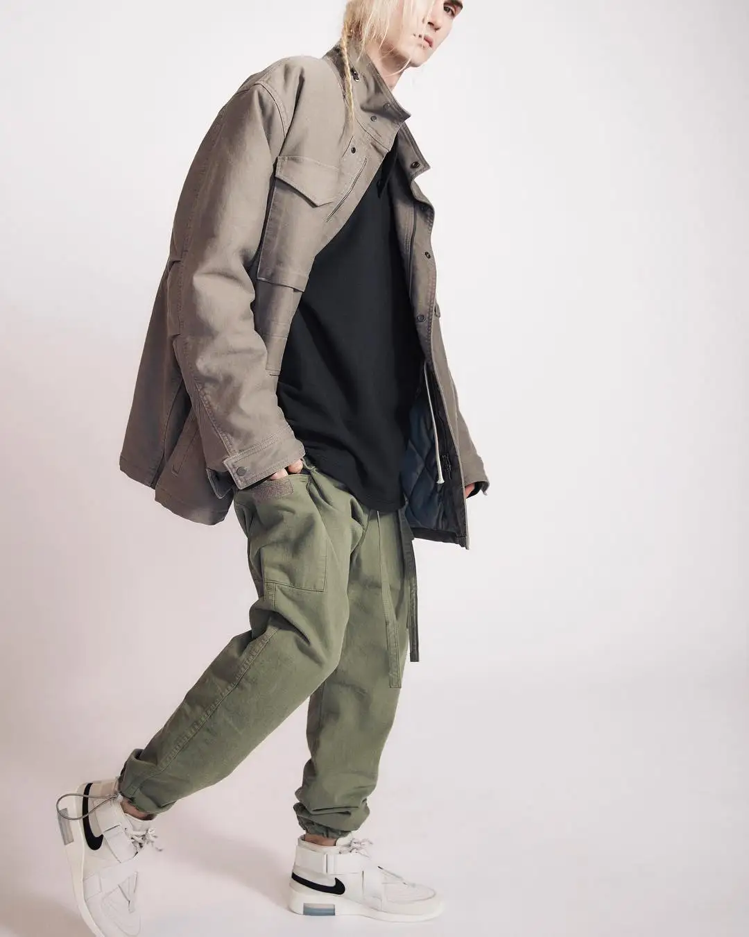 FOG Solid Streetwear Heram Trousers Drawstring Elastic Waist Sweatpants Safari Joggers Men Pants
FOG Solid Streetwear Heram Trousers Drawstring Elastic Waist Sweatpants Safari Joggers Men Pants