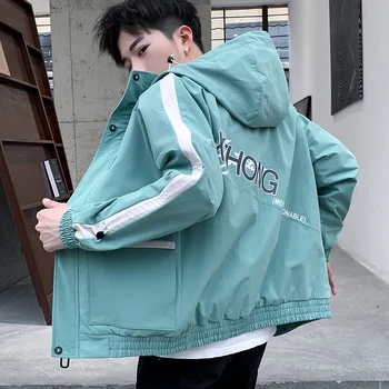 Autumn New Tooling Jacket Men Slim Fashion Solid Color Multi-pocket Casual Hooded Jacket Man Streetwear Hip-hop Bomber Jacket
Autumn New Tooling Jacket Men Slim Fashion Solid Color Multi-pocket Casual Hooded Jacket Man Streetwear Hip-hop Bomber Jacket