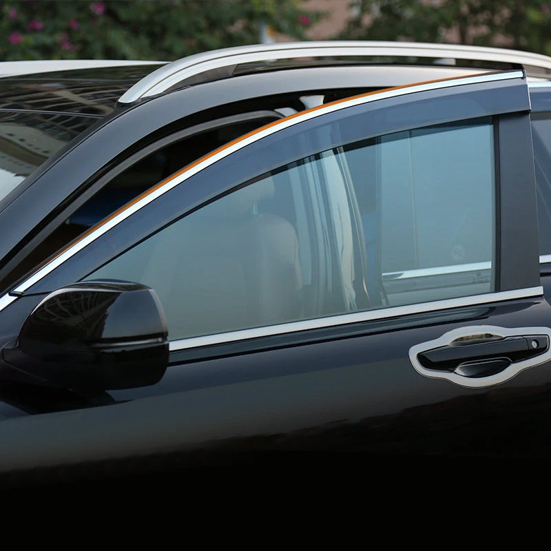 Window Wind Deflector Visor Rain//Sun Guard Vent For 2017-2018 Honda CRV CR-V
