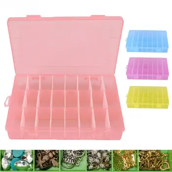 Portable 24 Grids Plastic Adjustable Jewellery Ring Boxes Detachable Jewelry Organizer Beads Earrings Storage Cases Convenient
Portable 24 Grids Plastic Adjustable Jewellery Ring Boxes Detachable Jewelry Organizer Beads Earrings Storage Cases Convenient