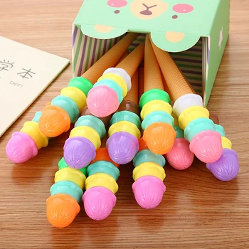 12pcs Random Black Ink Multi-layer Ice Cream Shape Signature Gel Pen Stationery Office School Writing Supply Kids Neutral Pens
12pcs Random Black Ink Multi-layer Ice Cream Shape Signature Gel Pen Stationery Office School Writing Supply Kids Neutral Pens