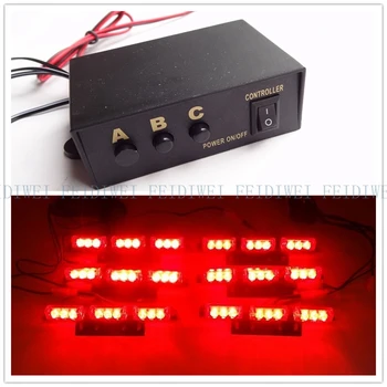 03010 New Arrival Universal Car Emergency Flash Light 6X9LED 54 LED Grille Deck Lightbar Strobe Flashing Light 12V Free Shipping
03010 New Arrival Universal Car Emergency Flash Light 6X9LED 54 LED Grille Deck Lightbar Strobe Flashing Light 12V Free Shipping