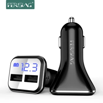 FERISING 4.8A Dual Port USB Car Charger Mini Universal Fast Smart LED Car-Charger For Apple iPhone X LG Samsung Xiaomi & PC
FERISING 4.8A Dual Port USB Car Charger Mini Universal Fast Smart LED Car-Charger For Apple iPhone X LG Samsung Xiaomi & PC