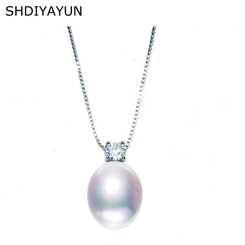 SHDIYAYUN New Pearl Necklace Natural Freshwater Pearls Zircon Pendants 925 Sterling Silver Jewelry For Women Diamond Necklace
SHDIYAYUN New Pearl Necklace Natural Freshwater Pearls Zircon Pendants 925 Sterling Silver Jewelry For Women Diamond Necklace