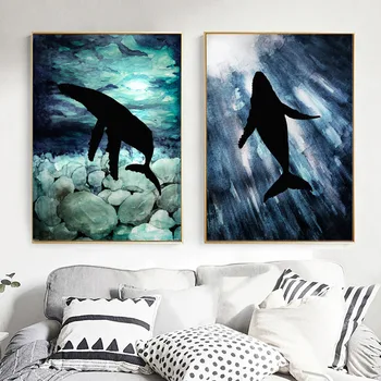 Marine Life Sea Whale Landscape Wall Art Canvas Painting Nordic Posters And Prints Animals Wall Pictures For Living Room Decor
Marine Life Sea Whale Landscape Wall Art Canvas Painting Nordic Posters And Prints Animals Wall Pictures For Living Room Decor