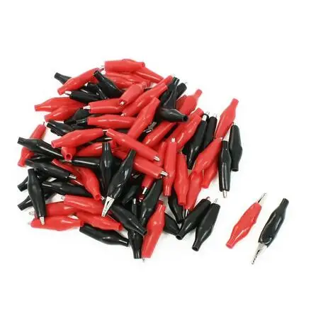 SZBFT 28mm Metal Alligator Clip crocodile electrical Clamp FOR Testing Probe Meter Black and red Plastic Boot
SZBFT 28mm Metal Alligator Clip crocodile electrical Clamp FOR Testing Probe Meter Black and red Plastic Boot