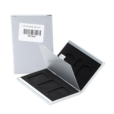 Selens Protective Storage Case for Memory Card 5SD+2TF Holder Aluminum Shell DSLR Camera Accessories
Selens Protective Storage Case for Memory Card 5SD+2TF Holder Aluminum Shell DSLR Camera Accessories