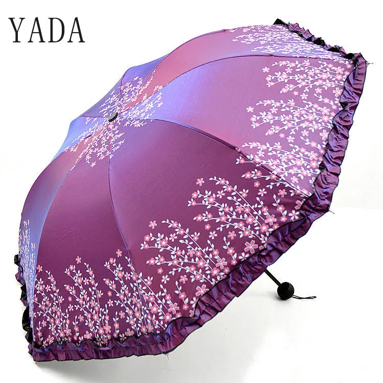 YADA Creative Color Flash Flower Umbrella Rainy Lace Umbrella For Women Men UV Folding Windproof Umbrellas Parasol Gift YD180
YADA Creative Color Flash Flower Umbrella Rainy Lace Umbrella For Women Men UV Folding Windproof Umbrellas Parasol Gift YD180