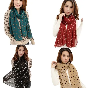 New Stylish Girl Long Soft Silk Chiffon Scarf Wrap Polka Dot Shawl Scarve For Women
New Stylish Girl Long Soft Silk Chiffon Scarf Wrap Polka Dot Shawl Scarve For Women