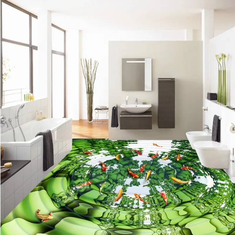 Free Shipping Rotating grass carp 3D flooring painting hotel lobby hallway non-slip Floor wallpaper mural
Free Shipping Rotating grass carp 3D flooring painting hotel lobby hallway non-slip Floor wallpaper mural