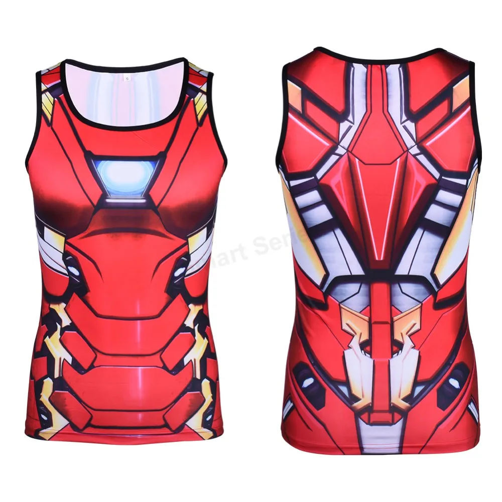Men Bodybuilding Super hero Tops Superman Ironman Capital America Black Panther Printed Cosplay Vest Compression Fitness Tops
Men Bodybuilding Super hero Tops Superman Ironman Capital America Black Panther Printed Cosplay Vest Compression Fitness Tops