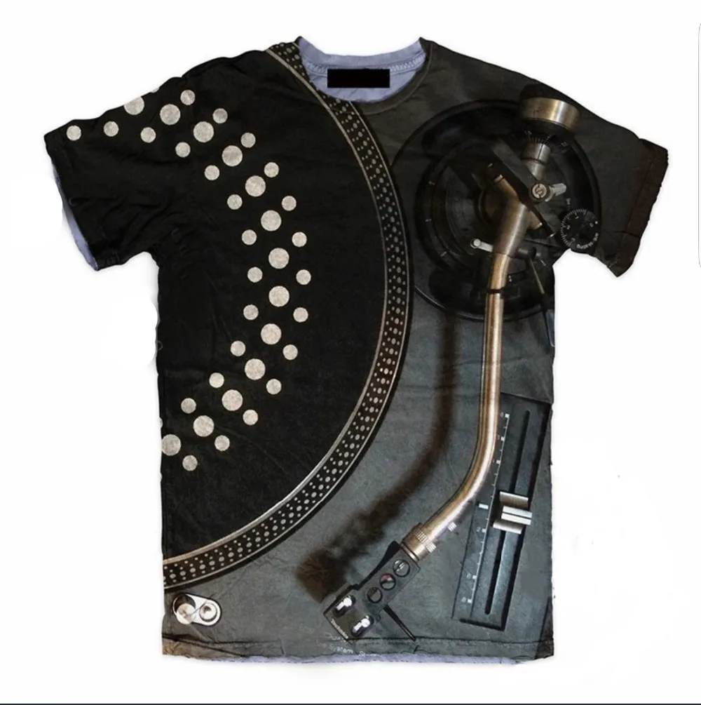 PLstar Cosmos summer Fashion 3d T-shirt Black Disk DJ 3D Printing T Shirts Hipster Men/Women T Shirts Short Sleeve
PLstar Cosmos summer Fashion 3d T-shirt Black Disk DJ 3D Printing T Shirts Hipster Men/Women T Shirts Short Sleeve
