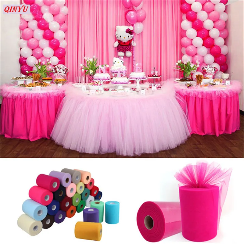 22mX15cm Tulle Roll Spool Tutu Gift Wrap Wedding Table Runner Decoration Birthday Party Baby Shower Event Decoration Supplies 6Z
22mX15cm Tulle Roll Spool Tutu Gift Wrap Wedding Table Runner Decoration Birthday Party Baby Shower Event Decoration Supplies 6Z