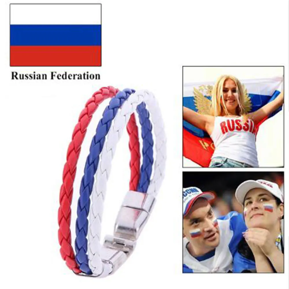 2019 National Flag Leather Bracelet For Men Women Weave Braided Handmade Rope Wristband Jewelry Italy ES DE RU
2019 National Flag Leather Bracelet For Men Women Weave Braided Handmade Rope Wristband Jewelry Italy ES DE RU