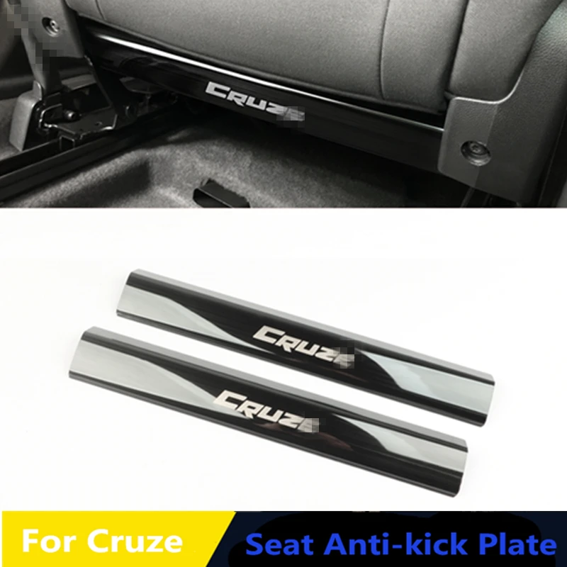Interior Rear Seat anti-kick plate anti-scratch pad stainless steel trim 2pcs For Volkswagen VW Cruze 2015-2019
Interior Rear Seat anti-kick plate anti-scratch pad stainless steel trim 2pcs For Volkswagen VW Cruze 2015-2019