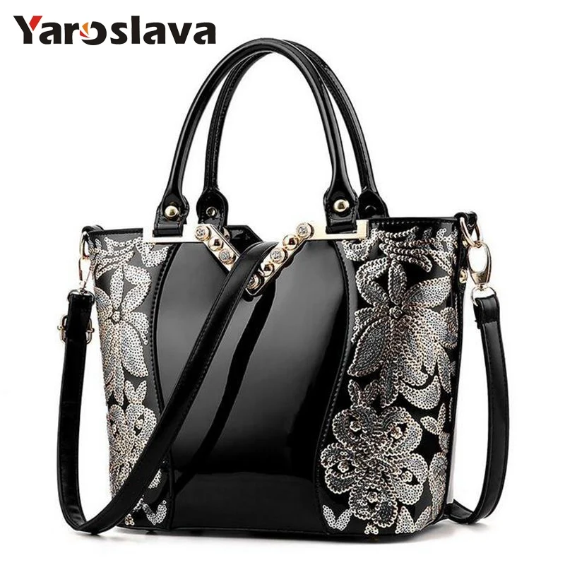 2019 Luxury Sequin Embroidery Women Bag Patent Leather Handbag Diamond Shoulder Messenger Bags Famous Brand Designer LL242
2019 Luxury Sequin Embroidery Women Bag Patent Leather Handbag Diamond Shoulder Messenger Bags Famous Brand Designer LL242