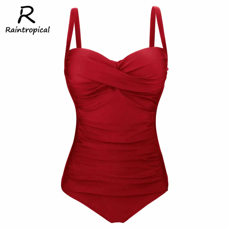 Raintropical 2019 New Push Up Swimwear One Piece Swimsuit Women Print Swimwear Vintage Retro Bathing Suits Monokini Swimsuit
Raintropical 2019 New Push Up Swimwear One Piece Swimsuit Women Print Swimwear Vintage Retro Bathing Suits Monokini Swimsuit