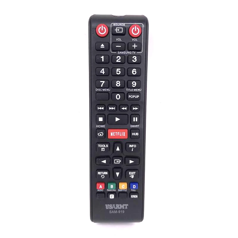 (4 PCS/lot) USARMT New Universal DVD Blu-Ray Player Remote Control SAM-919 For Samsung BD-C5500 BD-P1600 BD-D5250C
(4 PCS/lot) USARMT New Universal DVD Blu-Ray Player Remote Control SAM-919 For Samsung BD-C5500 BD-P1600 BD-D5250C