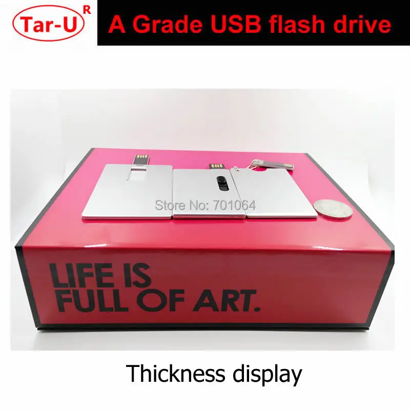 Aluminium card USB flash-08