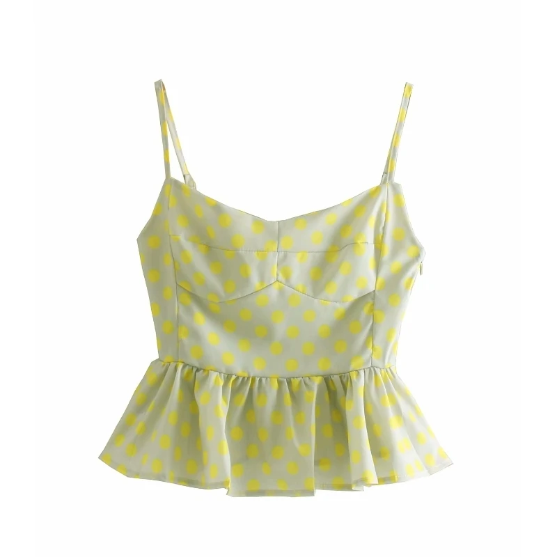 2019 new women fashion polka dot print casual sling blouse shirts women hem pleat ruffles blusas chic chemise tops LS3785
2019 new women fashion polka dot print casual sling blouse shirts women hem pleat ruffles blusas chic chemise tops LS3785