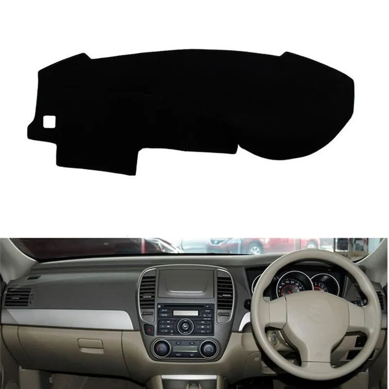 DashMat Dashboard Cover Nissan Versa Polyester, Beige