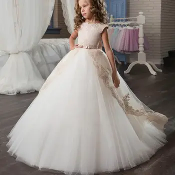 2019 White Flower Girls Dresses For Wedding Applique Lace Ball Gown Tulle Cheap Girls Communion Gowns Kids Pageant Dresses
2019 White Flower Girls Dresses For Wedding Applique Lace Ball Gown Tulle Cheap Girls Communion Gowns Kids Pageant Dresses