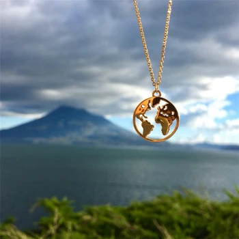 ROMAD Hollow World Map Pendant Necklace For Women 925 Sterling Silver Fashion Jewelry Choker Simple Charms Link Men Necklaces R2
ROMAD Hollow World Map Pendant Necklace For Women 925 Sterling Silver Fashion Jewelry Choker Simple Charms Link Men Necklaces R2