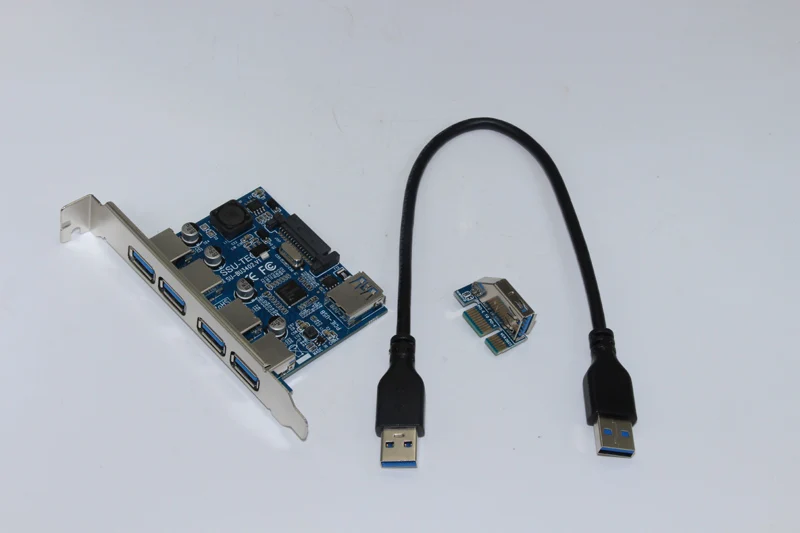 4-портовый адаптер USB 3,0 PCI PCI-E 1X к USB PCI Express, карта расширения с 30 см USB-кабелем, скорость 5 Гб для настольного компьютера
4-портовый адаптер USB 3,0 PCI PCI-E 1X к USB PCI Express, карта расширения с 30 см USB-кабелем, скорость 5 Гб для настольного компьютера