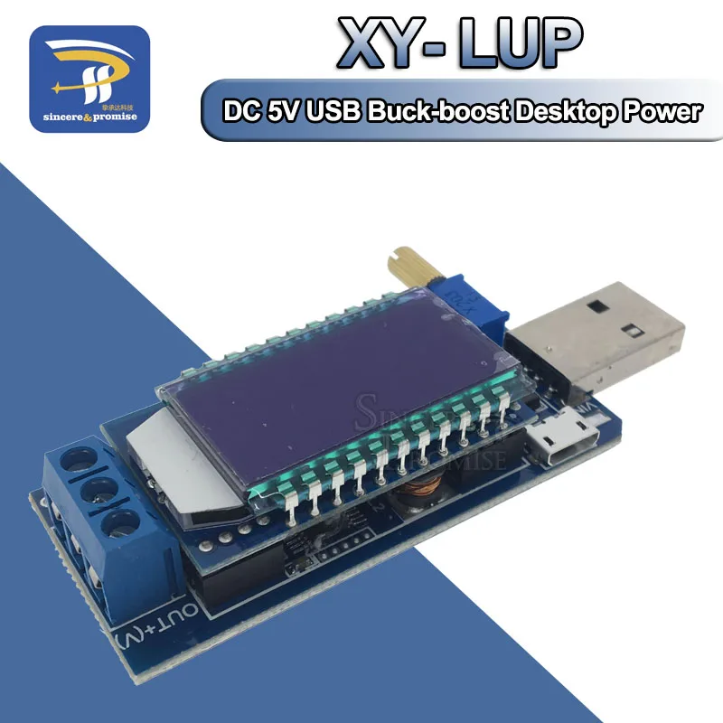 DC-DC USB buck-boost power supply voltage regulator module 5V to 3.3V 9V 12V 24V desktop power module With voltmeter
DC-DC USB buck-boost power supply voltage regulator module 5V to 3.3V 9V 12V 24V desktop power module With voltmeter