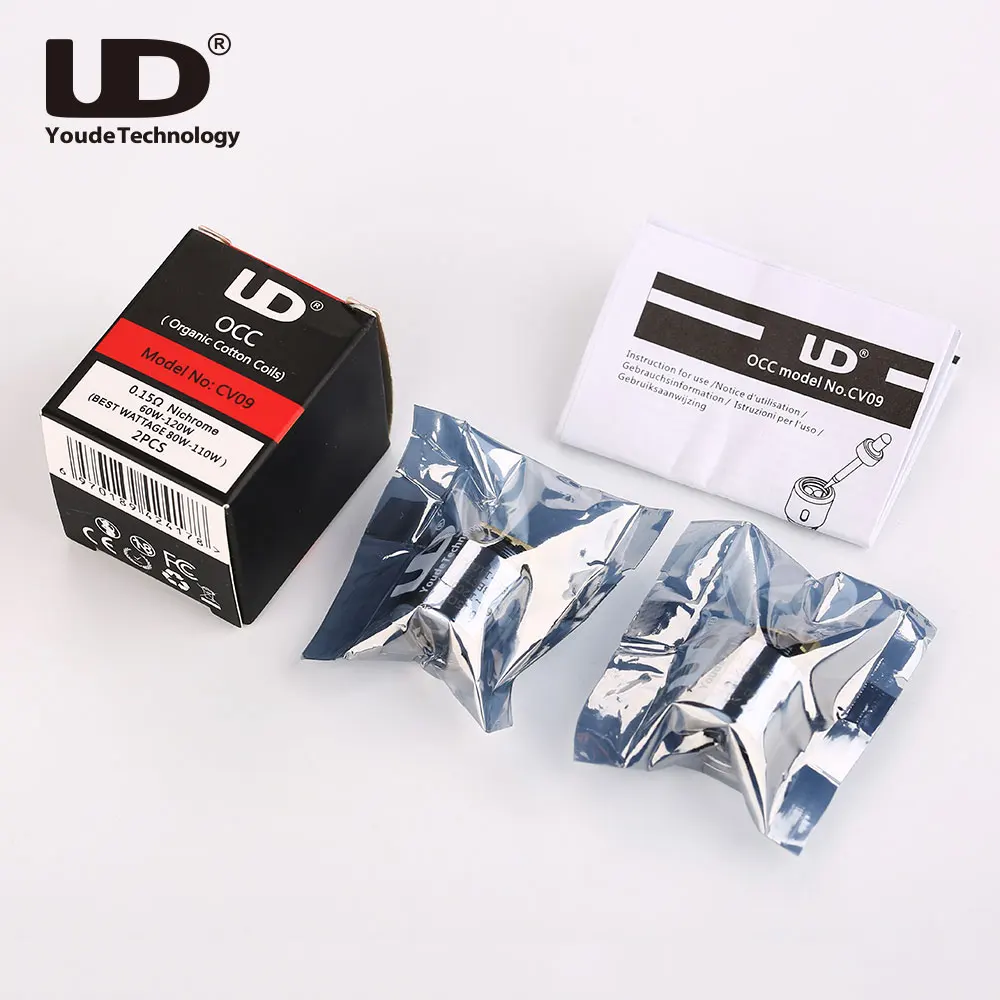 

Original UD Zephyrus V3 Octuple Replacement Coil with 0.15ohm Coil Head for Zephyrus V3 Tank Atomizer Vape Coil Spare Part